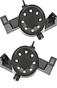 Front, Driver and Passenger Side Fog Light Trims, Primed, 4-Door, Sedan