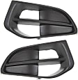 Front, Driver and Passenger Side Fog Light Trims, Primed, without Fog Light Holes, Except CrossCabriolet Model