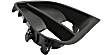Front, Driver and Passenger Side Fog Light Trims, Primed, without Fog Light Holes, Except CrossCabriolet Model