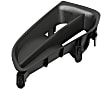 Front, Driver and Passenger Side Fog Light Trims, Primed, without Fog Light Holes, Except CrossCabriolet Model