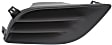 Fog Light Cover - Front, Driver and Passenger Side, Textured Black