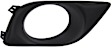 Front, Driver and Passenger Side Fog Light Trims, Textured Black