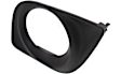 Front, Driver and Passenger Side Fog Light Trims, Textured Black
