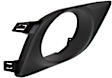 Front, Driver and Passenger Side Fog Light Trims, Textured Black
