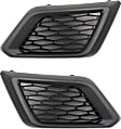 Fog Light Cover - Front, Driver and Passenger Side, Textured Black