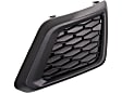 Fog Light Cover - Front, Driver and Passenger Side, Textured Black