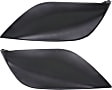 Fog Light Cover - Front, Driver and Passenger Side, Textured Black
