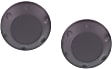 Fog Light Cover - Front, Driver and Passenger Side, Textured Black