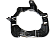 Driver and Passenger Side Fog Light Brackets, Sedan