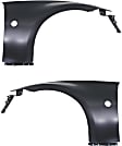 Front, Driver and Passenger Side Fenders