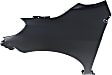 Front, Driver and Passenger Side Fenders, Without turn signal light hole