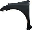 Front, Driver and Passenger Side Fenders, Without turn signal light hole, CAPA CERTIFIED