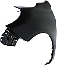 Front, Driver and Passenger Side Fenders, Without turn signal light hole, CAPA CERTIFIED