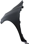Front, Driver and Passenger Side Fenders, Without turn signal light hole, CAPA CERTIFIED