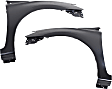 2016 Nissan Sentra - Front, Driver and Passenger Side Fender, For Models With Rocker Molding, CAPA Certified
