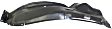 Front, Driver and Passenger Side, Rear Section, Fender Liner