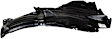 Front, Driver and Passenger Side, Rear Section, Fender Liner