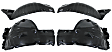 2009-2020 Nissan 370Z - Front, Driver and Passenger Side, Front and Rear Section, Fender Liner