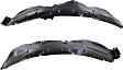 Front, Driver and Passenger Side, Fender Liner