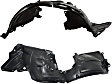 Front, Driver and Passenger Side, Fender Liner