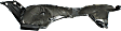 2013 Nissan Altima Base - Front, Driver and Passenger Side Fender Liner, 4-Door, Sedan, Production Date Up To October 2012