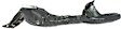 2013 Nissan Altima Base - Front, Driver and Passenger Side Fender Liner, 4-Door, Sedan, Production Date Up To October 2012