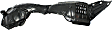 2013 Nissan Altima Base - Front, Driver and Passenger Side Fender Liner, 4-Door, Sedan, Production Date From October 2012