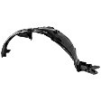 Front, Driver and Passenger Side Fender Liners, without Insulation Foam, CAPA Certified