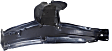 Front, Driver and Passenger Side, Rear Section, Fender Liner