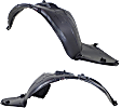 Front, Driver and Passenger Side, Fender Liners