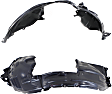 Front, Driver and Passenger Side, Fender Liner