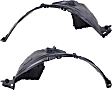 Front, Driver and Passenger Side, Fender Liner