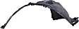 Front, Driver and Passenger Side, Fender Liner