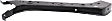 Driver and Passenger Side, Upper Radiator Support Upper Tie Bar