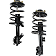 Front, Driver and Passenger Side Fully Loaded Strut, FWD