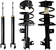 2010 Nissan Altima Base - Front and Rear, Driver and Passenger Side Shock and Fully Loaded Strut