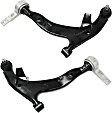 Front, Driver and Passenger Side, Lower Control Arms, With Ball Joints