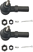 Front, Driver and Passenger Side, Outer Tie Rod Ends