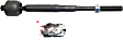 Front, Driver and Passenger Side, Inner and Outer Tie Rod Ends