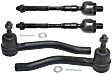 Front, Driver and Passenger Side, Inner and Outer Tie Rod Ends
