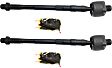 Front, Driver and Passenger Side, Inner Tie Rod Ends