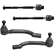 2015 Nissan Rogue Select - Front, Driver and Passenger Side, Inner and Outer Tie Rod End, AWD
