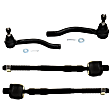 Front, Driver and Passenger Side, Inner and Outer Tie Rod Ends