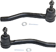 Front, Driver and Passenger Side, Outer Tie Rod Ends