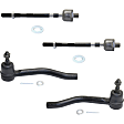 Front, Driver and Passenger Side, Inner and Outer Tie Rod Ends
