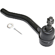 Front, Driver and Passenger Side, Inner and Outer Tie Rod Ends, FWD