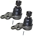 Front, Driver and Passenger Side, Lower Ball Joints