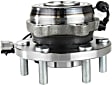 2005-2015 Nissan Xterra - Front Wheel Hub, 6 Lugs, With Bearing, With Sensor, 4WD