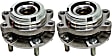 2013 Nissan Altima - Front, Driver and Passenger Side Wheel Hub, FWD, Coupe, 5 Lugs, With Bearing