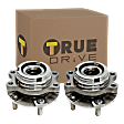 2013 Nissan Altima - Front, Driver and Passenger Side Wheel Hub, FWD, Coupe, 5 Lugs, With Bearing